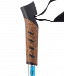 УЦЕНКА Скандинавские палки Berger Nimbus, 77-135 см, 2-секционные, серебристый/голубой