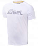 Футболка тренировочная Jögel JTT-1041-018, полиэстер, белый/серый