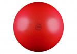 Мяч для художественной гимнастики Нужный спорт FIG 19 см 420 гр металлик с блестками AB2801В (красный)