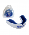 Капа Flamma Karate MGX-003 KR, с футляром, белый/синий