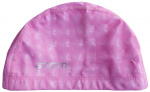 Шапочка для плавания тканевая с ПУ покрытием, роз Atemi 3D, PU 130