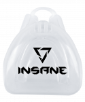 Капа Insane 1-челюстная TIGER, силикон, прозрачный, с футляром, детский