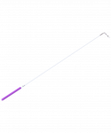 Палочка с карабином Chanté Barre для ленты, 57 см, белый/фиолетовый