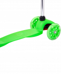 Самокат Ridex 3-колесный Zippy 2.0 3D 120/80 мм, зеленый