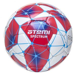 Мяч футбольный Atemi SPECTRUM, PU, бел/сине/красн, р.5, р/ш, окруж 68-70 ― купить в Москве. Цена, фото, описание, продажа, отзывы. Выбрать, заказать с доставкой. | Интернет-магазин SPORTAVA.RU