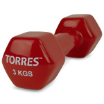 Гантель TORRES PL522205, вес 3 кг, 1 шт