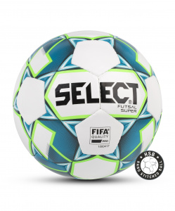 Мяч футзальный Select Futsal Super FIFA, №4, белый/синий/зеленый ― купить в Москве. Цена, фото, описание, продажа, отзывы. Выбрать, заказать с доставкой. | Интернет-магазин SPORTAVA.RU