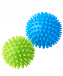 Мяч массажный BASEFIT GB-601 8 см, синий