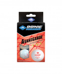 Мяч для настольного тенниса Donic 3* Avantgarde, 6 шт., белый