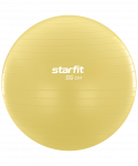 Фитбол Starfit GB-108 антивзрыв, 900 гр, желтый пастель, 55 см
