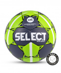 Мяч гандбольный Select SOLERA IHF №3, серый/лайм (3)