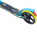 Самокат Ridex 2-колесный Rank 200 мм, ручной тормоз, желтый/голубой