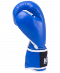 Перчатки боксерские KSA Wolf Blue, кожа, 12 oz
