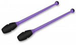 Булавы для художественной гимнастики вставляющиеся INDIGO 36 см (фиолетово-черный)