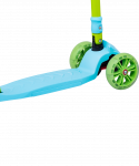 Самокат Ridex 3-колесный Bunny, 135/90 мм, голубой/зеленый