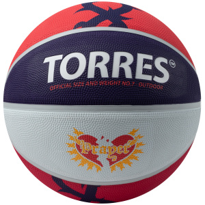 Мяч баскетбольный TORRES Prayer B023137, размер 7 (7) ― купить в Москве. Цена, фото, описание, продажа, отзывы. Выбрать, заказать с доставкой. | Интернет-магазин SPORTAVA.RU
