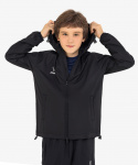Куртка ветрозащитная Jögel CAMP Rain Jacket, черный, детский