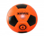 Мяч футбольный Novus CLASSIC FUTSAL, PVC foam, оранж/чёрн, р.4, м/ш, окруж 63-66