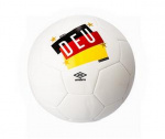Мяч футбольный Umbro EC SUPPORTER BALL GERMANY, 20721U-DZN бел/чер/красн/жел, размер 5