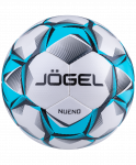 Мяч футбольный Jögel Nueno, №4, белый/голубой/черный (4)