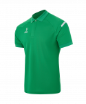 Поло JÖGEL CAMP 2 Poly Polo, зеленый/белый