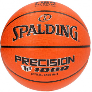Мяч баскетбольный SPALDING TF-1000 Precision 77526z, размер 7, FIBA Approved (7) ― купить в Москве. Цена, фото, описание, продажа, отзывы. Выбрать, заказать с доставкой. | Интернет-магазин SPORTAVA.RU