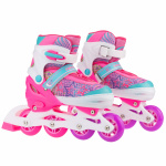 Раздвижные роликовые коньки Alpha Caprice Fantastic Pink (со сменными лезвиями) (L(37-40))