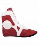УЦЕНКА Обувь для самбо Rusco RS001/2, замша, красный (35)