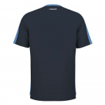 Футболка мужская HEAD Slice T-Shirt Men 811554-NV-M, размер M, темно-синяя