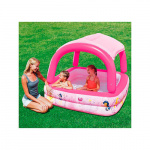 Надувной бассейн с тентом от солнца Bestway 91057 Disney Princess 147х147х122 см, 265 л