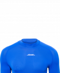Футболка компрессионная с длинным рукавом Jögel Camp PerFormDRY Top LS, синий/белый