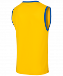 Майка баскетбольная Jögel JBT-1020-TEE-047, желтый/синий