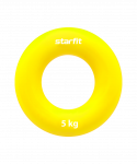Эспандер кистевой Starfit ES-403 "Кольцо", диаметр 7 см, 5 кг, силикогель, желтый