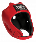 Шлем открытый Green Hill Alfa HGA-4014, кожзам, красный