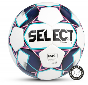 Мяч футбольный SELECT TEMPO 810416-009 бел/фиол/син, размер 5 ― купить в Москве. Цена, фото, описание, продажа, отзывы. Выбрать, заказать с доставкой. | Интернет-магазин SPORTAVA.RU