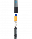 УЦЕНКА Скандинавские палки Berger Oxygen, 77-135 см, 2-секционные, серебристый/голубой
