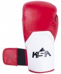 Перчатки боксерские KSA Scorpio Red, к/з, 12 oz