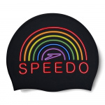 Шапочка для плавания SPEEDO Slogan Print Cap 8-0838516037, силикон (Senior)