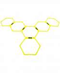 Набор шестиугольных напольных обручей Jögel Agility Hoops JA-216, 6 шт.