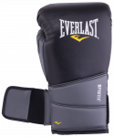 Перчатки боксерские Everlast Protex2 GEL, 10oz, L/XL, к/з, черные