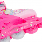 Раздвижные роликовые коньки Alpha Caprice CK-SK-P320-30 Pink (антистресс сквиш лапка в подарок)