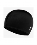 Шапочка для плавания TYR Solid Lycra Cap, лайкра, LCY/001, черный