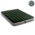 Матрас надувной Intex флок. 64778 DURA-BEAM PRESTIGE DOWNY AIRBED, 137х191х25см, насос на батарейках