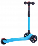 Самокат Ridex 3-колесный Stark 3D, 135/90 мм, синий