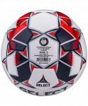 Мяч футбольный Select Brillant Replica, №4, белый/красный/серый