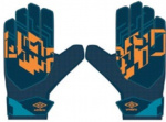 Перчатки вратарские Umbro Veloce Glove 20907U, синий/оранжевый/голубой