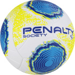 Мяч футбольный PENALTY BOLA SOCIETY S11 R2 XXII 5213261090-U, размер 5, бело-жёлто-голубой (5)
