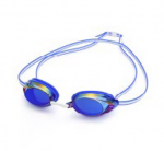 Очки для плавания Atemi, зерк., силикон (син), M200M