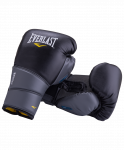Перчатки боксерские Everlast Protex2 GEL, 12oz, к/з, черные