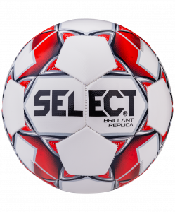 Мяч футбольный Select Brillant Replica, №4, белый/красный/серый ― купить в Москве. Цена, фото, описание, продажа, отзывы. Выбрать, заказать с доставкой. | Интернет-магазин SPORTAVA.RU